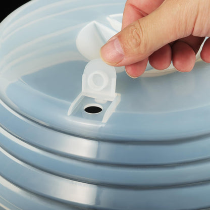 Kichwit Collapsible Silicone Microwave Plate Cover Splatter Guard