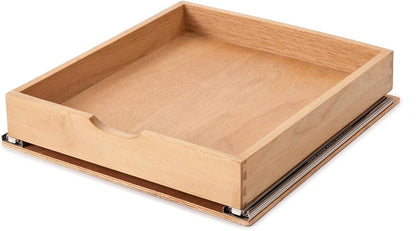 Pull Out Cabinet Drawers - 9x2 Size Options (10-29'W,18-21'D), Pre-Assembled with Soft Close Slides, Solid Beechwood, Easy Installation(10'W x 18'D)