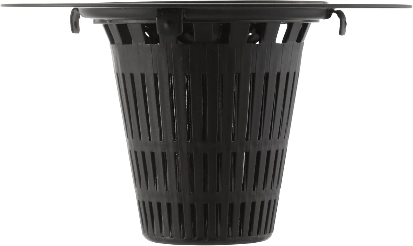 Danco Shower Hair Catcher Baskets, 6-Pack, Black (10739P)