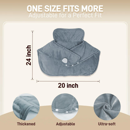 Heating Pad for Neck and Shoulders and Back - Electric Heating Pad for Pain Relief with 6 Heating Levels & 4 Time Setting, Christmas Birthday Gifts for Women Men Dad Mom Elderly (20" x 24")