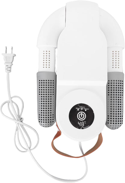 Asixxsix Shoe Dryer, Wall Mounted Foldable Boot Dryer with Timer Portable Automatic Constant Temperature for Travel Home