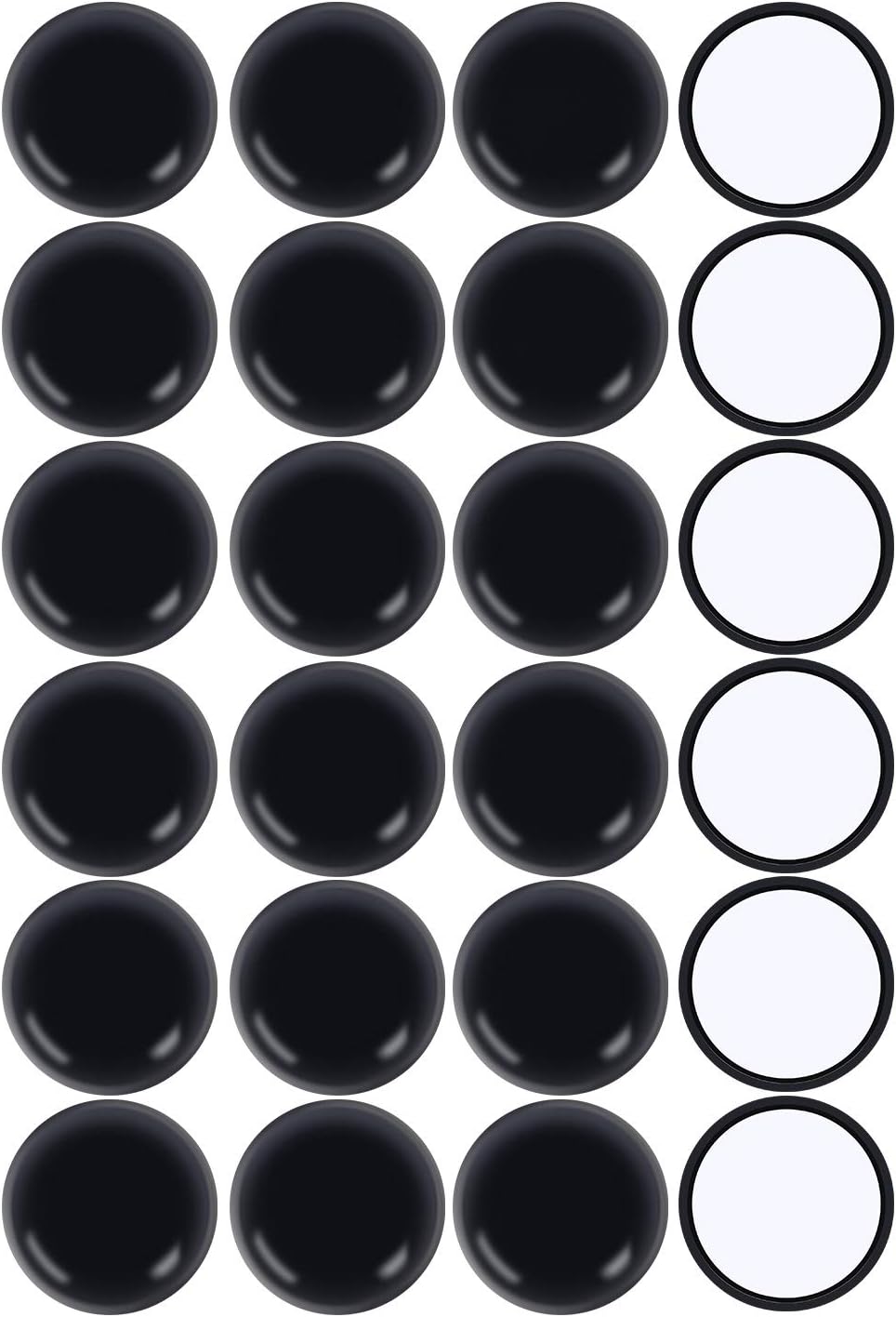 Ezprotekt 16 Pack Self-Stick Furniture Chair Leg Sliders for Carpet, 2-1/8" Self-Adhesive Round Furniture Movers Sliders, Carpet Chairs Furniture Glides, Carpet Moving Sliders Easily Move (Beige)