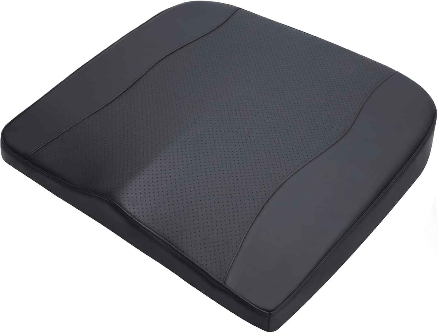 Lofty Aim Car Seat Cushion, Memory Foam Car Seat Cushions for Long Driving | Comfy Car Seat Pillow for Pain Relief, Driver Seat Cushion Adds Height, Butt Cushion for Car, Truck, Office Chair, Black