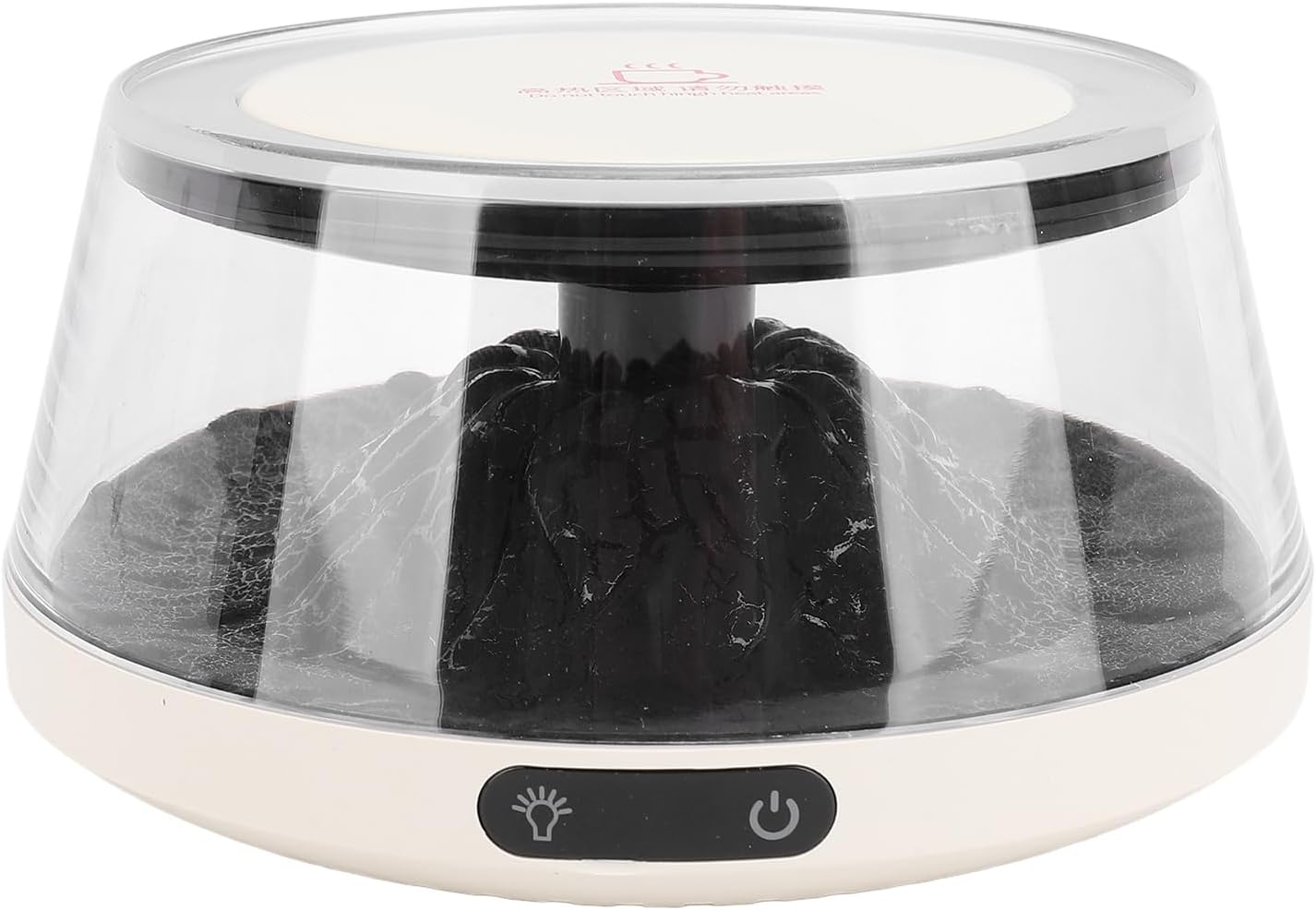 Coffee Mug Warmer with Auto Shut Off | Adjustable Temperature 50-80°C for Coffee/Tea/Milk | Volcanic Lava Illumination & Cup Sensing Technology | 66W Quick Heating, 8H Timer