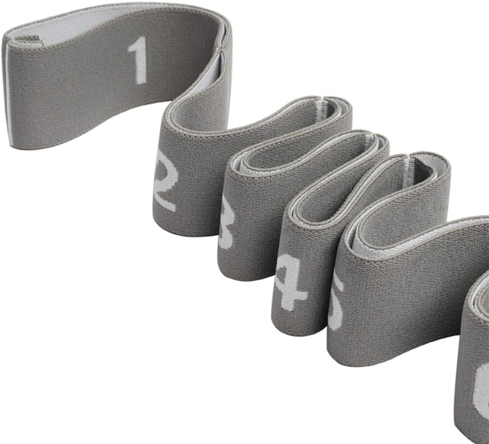 11 Loops Stretch band - Yoga, Pilates, Ballet, and Physical Therapy Stretching strap for Flexibility, Leg Stretching, and Exercise - Durable Stretching equipment for Dance and Fitness