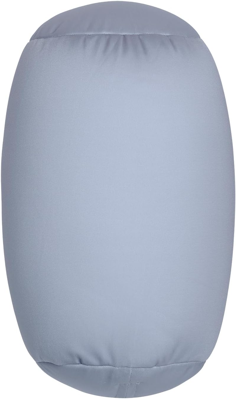 Squishy Microbead Neck Pillow, 7Inch x 12Inch Soft Travel Body Bed Pillow Bean Pillow for Kids Adult Chair Sleeping Car Seat, Fun Dormroom (Sky Blue)