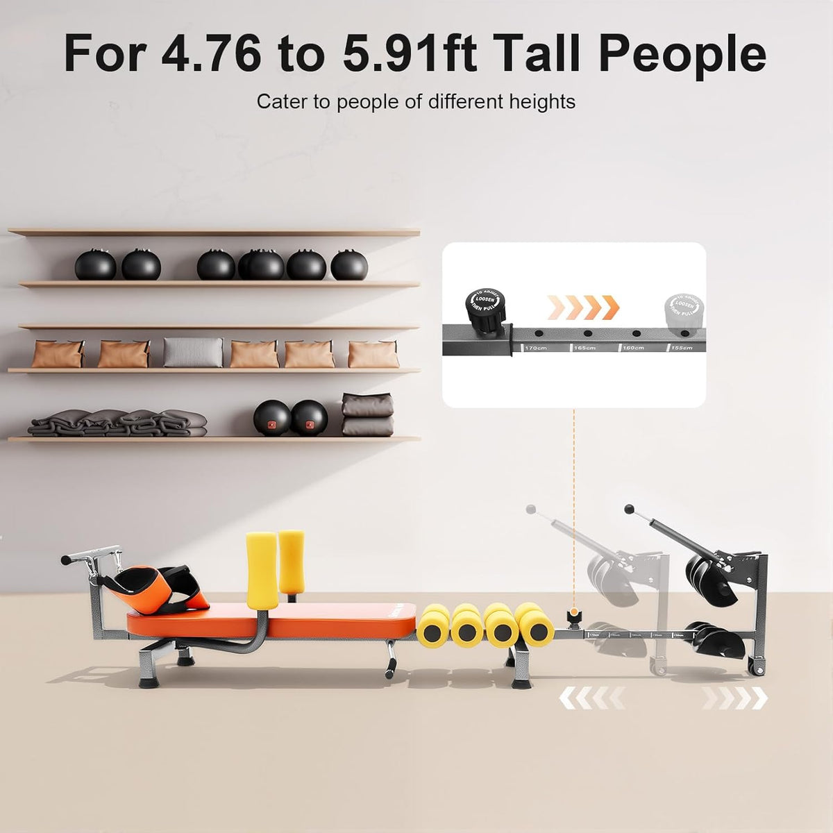 Training Bench, Back Stretch Bench Neck Stretcher Back and Neck Decompression Inline Back Stretcher Work Out Bench for Tension Relief for Home, Office, Gym 286.6 Lbs Weight Capacity