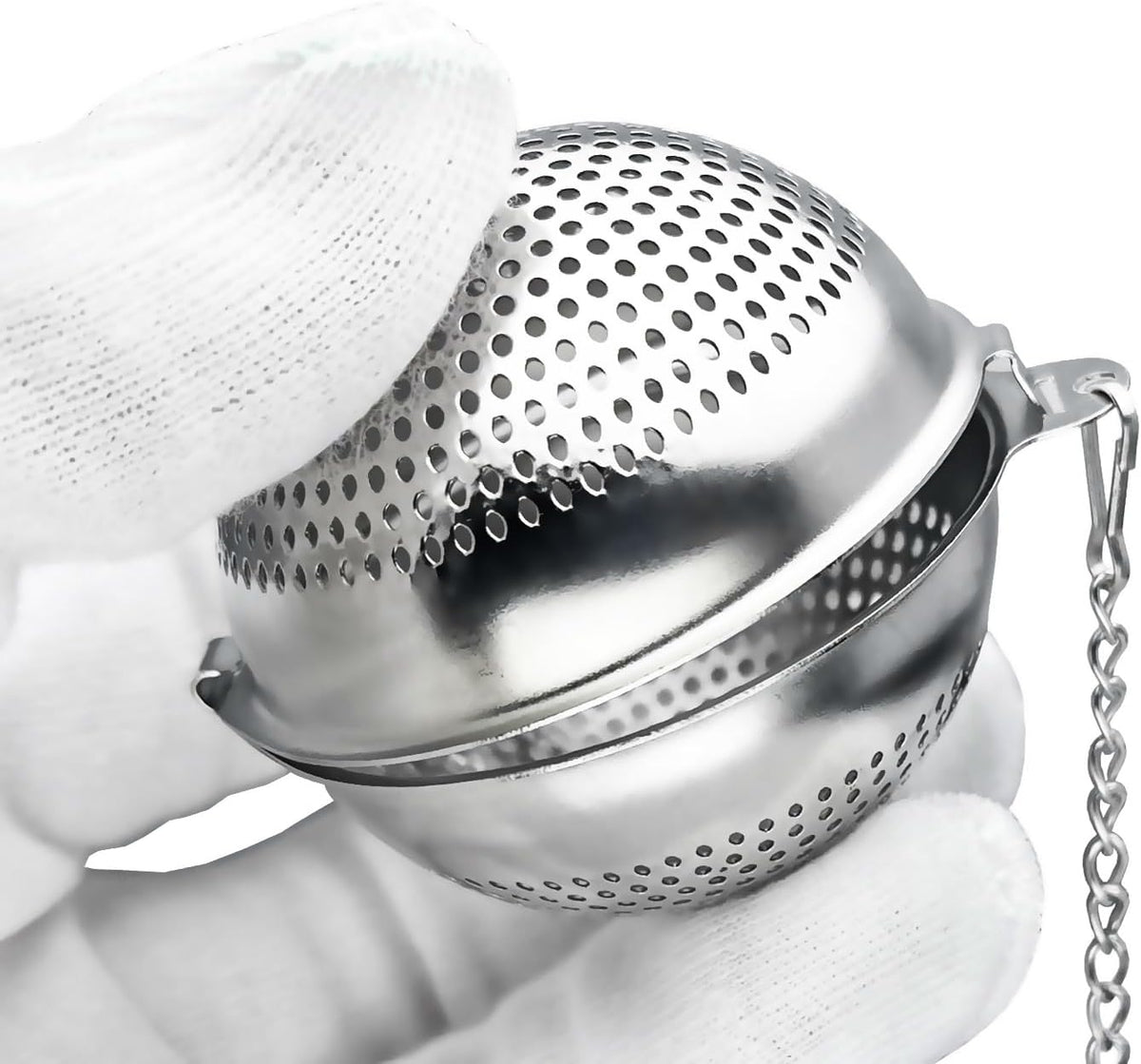 Food Grade 304 Stainless Steel Mesh Tea Ball 2.1 Inch Tea Infuser Strainer Filter Diffuser for Loose Tea