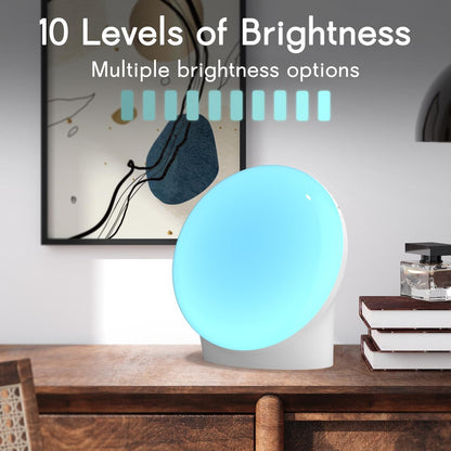 BrownNoise White Noise Machine with 30 Soothing Sound Sound Machine 12 Colors Night Light with 36 Volume Levels and Memory Function 4 Timers 10 Adjustable Brightness Sleep Machine for Baby Adults Kids