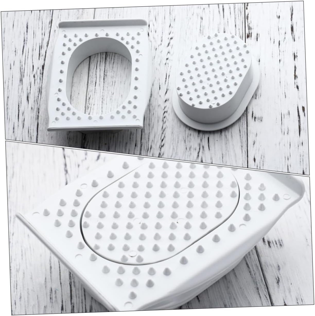 Food Slicer Hand Guard Finger Protectors for Safe Cutting and Grating Vegetables Fruits Cheese Meat with Non-Slip Design 3.74X3.14X1.18 Inch 3 Pack