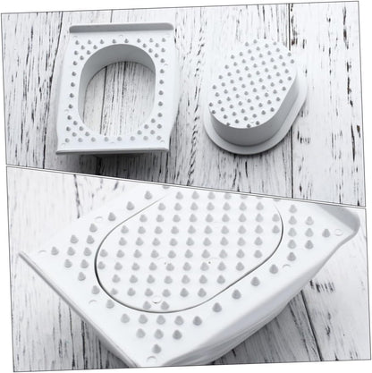 Food Slicer Hand Guard Finger Protectors for Safe Cutting and Grating Vegetables Fruits Cheese Meat with Non-Slip Design 3.74X3.14X1.18 Inch 3 Pack