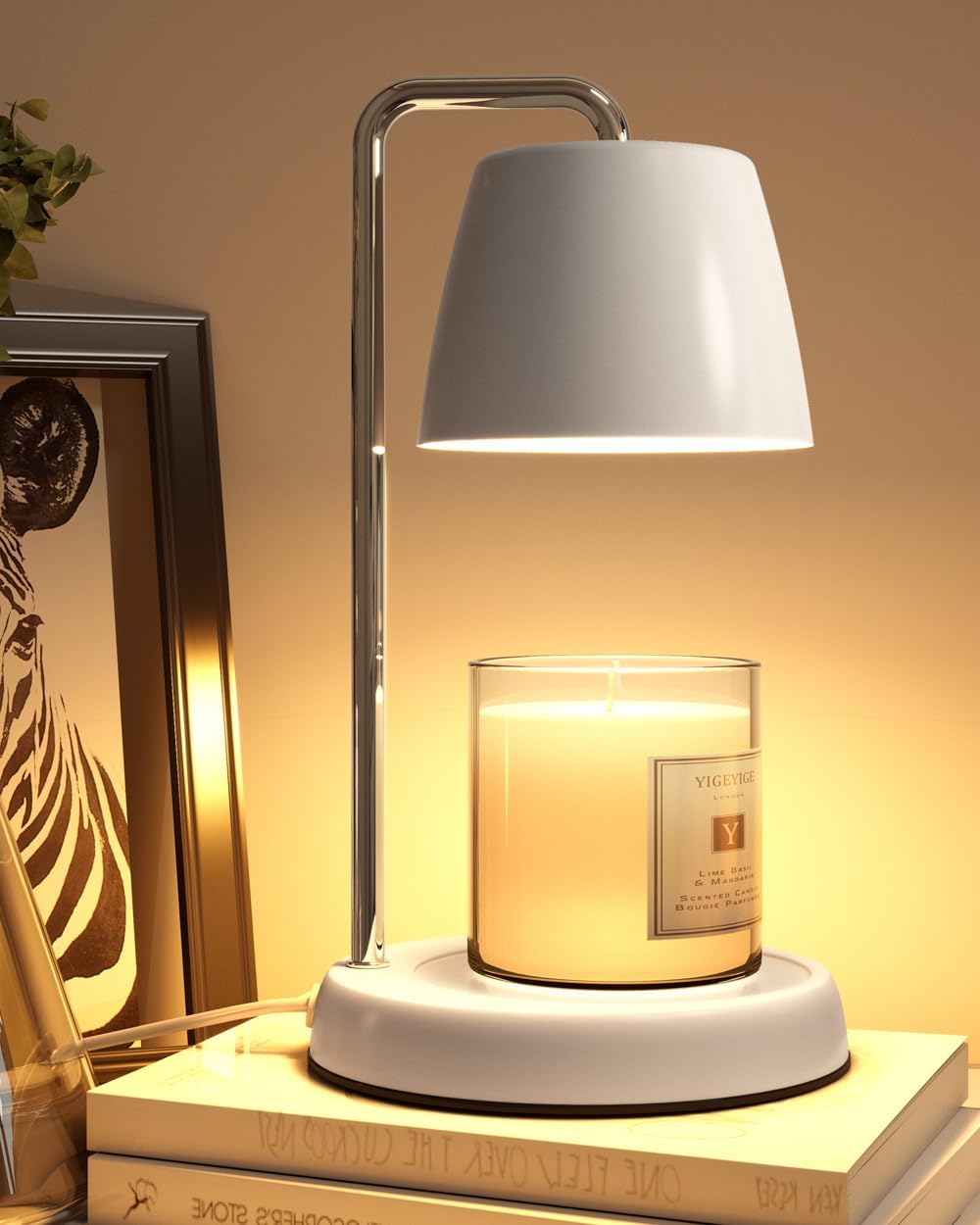 White Candle Warmer Lamp