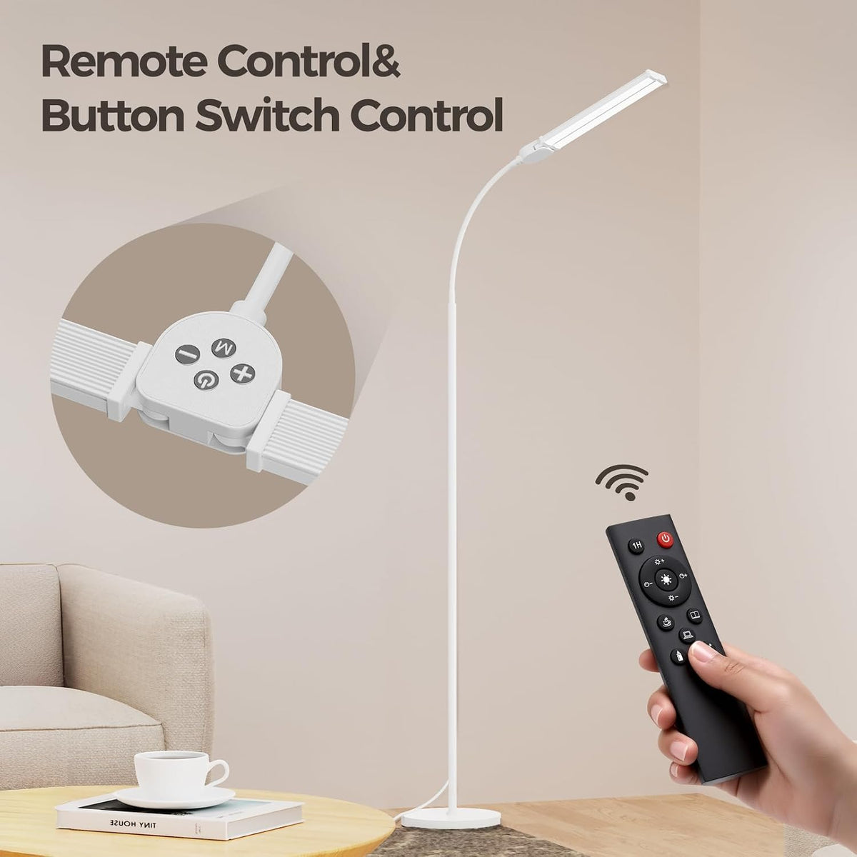 LED Floor Lamp for Living Room,Bright Reading Lamps for Office