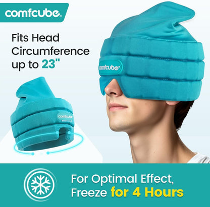 Neck Ice Pack Wrap for Cervical Pain, 2 Hours Long Lasting Cold | Ice Pack for Neck Shoulders Cooling, FSA Eligible, Flexible Cold Pack for Hot Weather, Hot Flashes, Surgery, Swelling