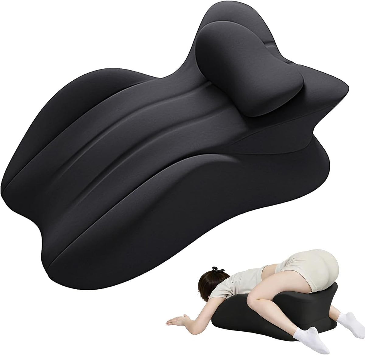 Memory Foam Wedge Pillow, Intimacy Positioning Pillow for Reading