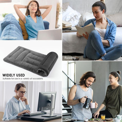 Microwave Heating Pad for Pain Relief, 8 x 18 Grey