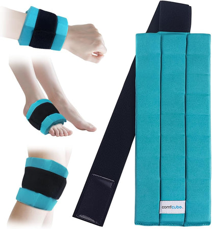 Neck Ice Pack Wrap for Cervical Pain, 2 Hours Long Lasting Cold | Ice Pack for Neck Shoulders Cooling, FSA Eligible, Flexible Cold Pack for Hot Weather, Hot Flashes, Surgery, Swelling