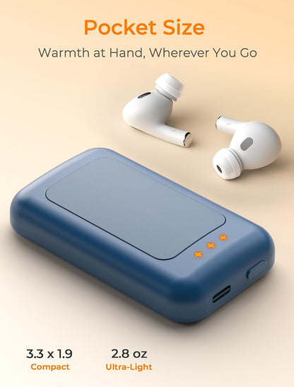 Electric Hand Warmers Rechargeable, Rechargeable Hand Warmer, Portable Hand Warmer for Outdoor Camping Hunting Golf Accessories, Gifts for Women Men