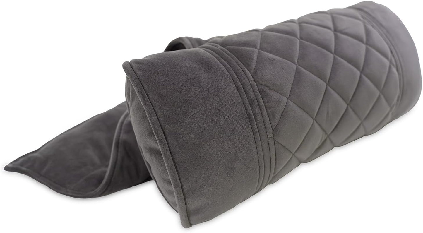 Octane Seating Pillow for Recliner Chairs | Diamond Stitching | Brown Italian Leather