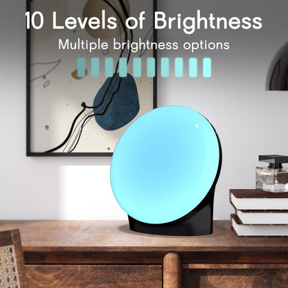 BrownNoise White Noise Machine with 30 Soothing Sound Sound Machine 12 Colors Night Light with 36 Volume Levels and Memory Function 4 Timers 10 Adjustable Brightness Sleep Machine for Baby Adults Kids