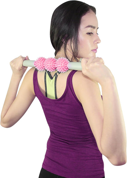 Coolife Fascia Muscle Roller, Cellulite Massager, Fascia Roller Stick