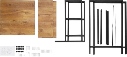 3 Tier Wooden Over The Washer and Dryer Storage Shelf, Bathroom Shelf Washing Machine Storage Shelves Utility Rack Freestanding Laundry Drying Rack Heavy Duty for Bathroom