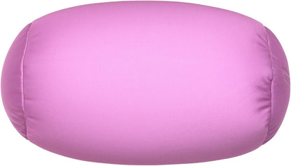 Squishy Microbead Neck Pillow, 7Inch x 12Inch Soft Travel Body Bed Pillow Bean Pillow for Kids Adult Chair Sleeping Car Seat, Fun Dormroom (Sky Blue)