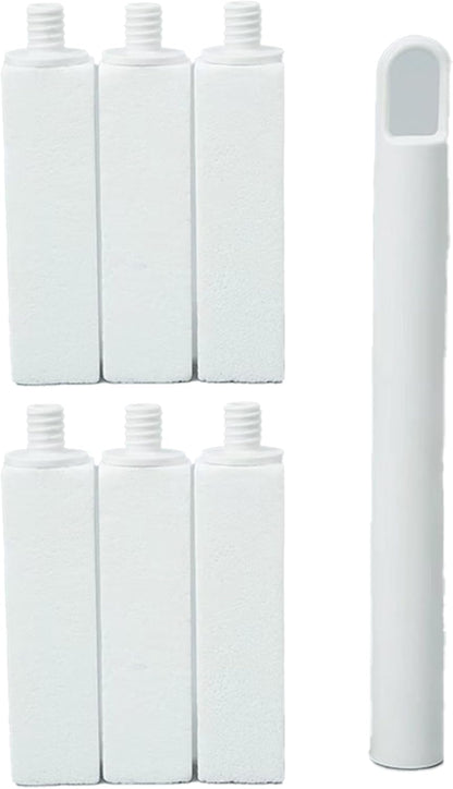 Simple Life Pumice Stone Toilet Bowl Cleaner | Toilet Pumice Stone with Extra Long Handle | Scouring Stick for Toilet Cleaning, Stain Removal on Toilets, Grills, Tiles, Grout & Pools | 2 Pack
