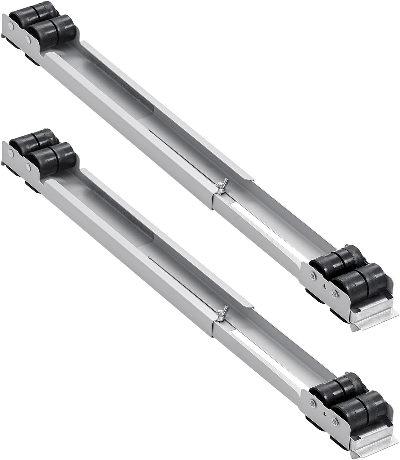 VEVOR Appliance Rollers Heavy Duty, Extendable Appliance Rollers Mobile Washing Machine Base, Mini Fridge Stand Moving Cart for Refrigerators, Dryers, Dishwashers, White