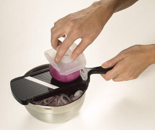 KYOCERA Double-Edged Ceramic Mandoline – Ultra-Sharp 1.5mm Precision Slicer | KYOCERA Double-Edged Mandoline Slicer: 3.5" Ceramic Blade for Fast, Two-Way 1.5mm Slicing with Safety Handguard Included