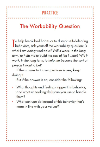 The Happiness Trap Cards: 50 ACT-Based Prompts, Practices, and Reflections to Help You Stop Struggling and Start Living