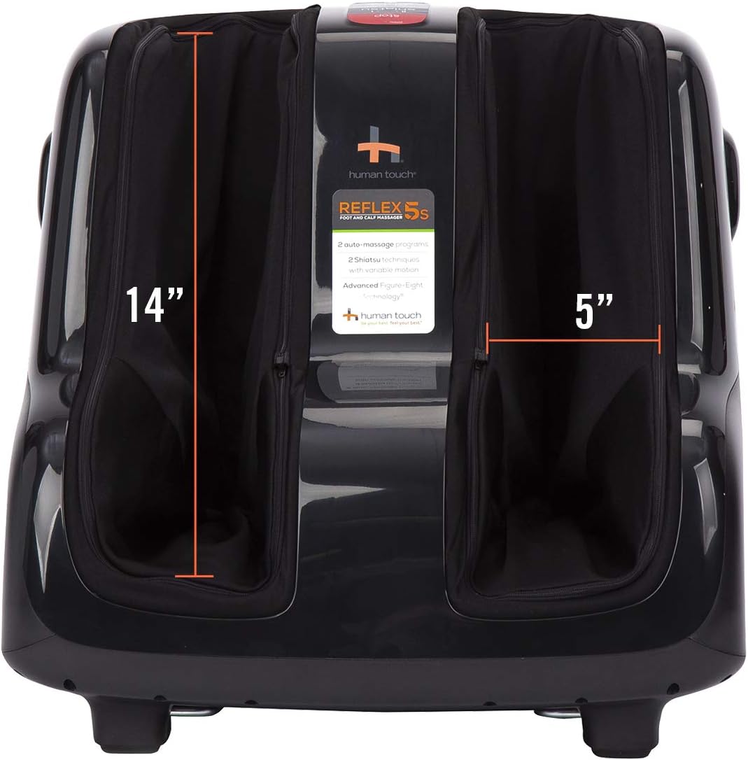 Human Touch Reflex5s Foot & Calf Massager Plantar Fasciitis - HSA Approved