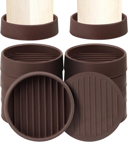 Furniture Pads 3x3 Non Slip Rubber Furniture Caster Cup for Hardwood Floors