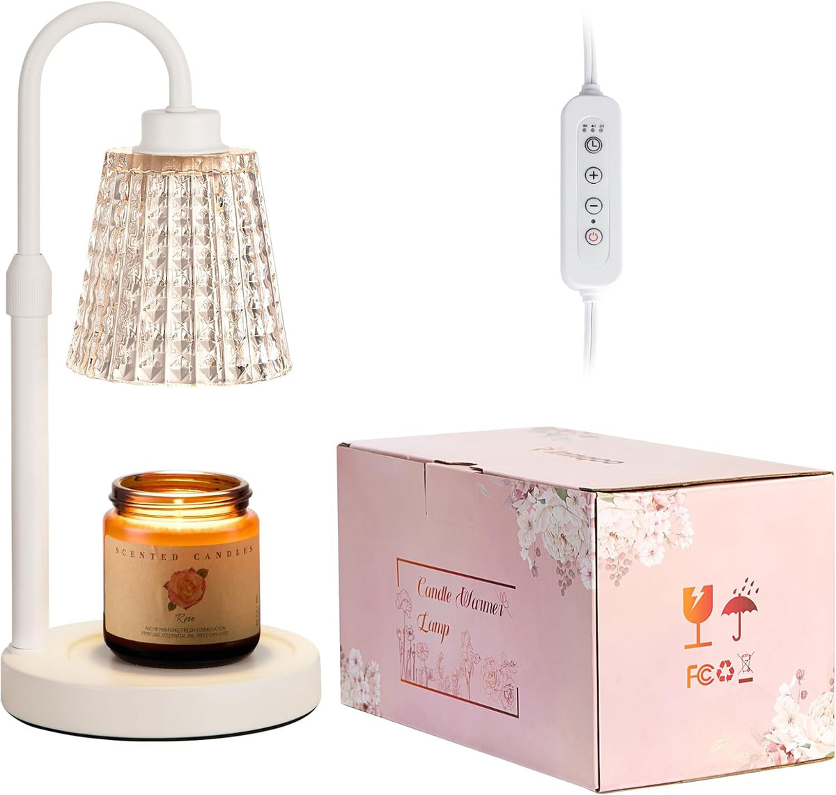 Candle Warmer Lamp with Timer Home Decor Birthday Gifts for Women