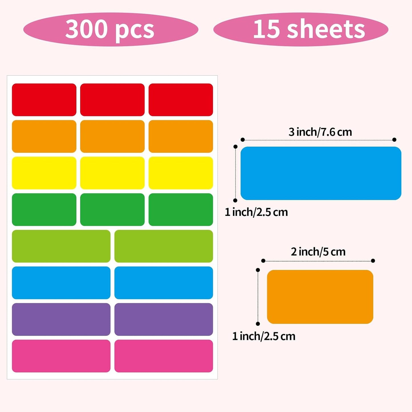 1000 Blank Removable Freezer Labels, Blank Removable Labels Water Oil Resistant with Perforation Line for Food Containers Jars Pantry Organization (Each Measures 1x 3 Inch)