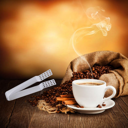 YARNOW Stainless Steel Tea Bag Tongs Squeezer with Heat Resistant and Lightweight Design for Convenient Tea Brewing and Food Handling in Kitchen