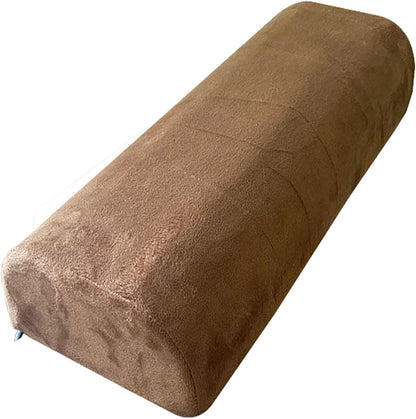 Knee Pillow Half Moon for Back Sleeping, Knee Wedge Pillow for Back Pain,Body Pillow Leg Pillow for Side Sleeping, Knee Bolster Pillow for Legs Support, Half Moon(17,45x18x10cm/18x7x4in)