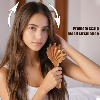 OULIGET Wooden Trigger Point Massage Tool,Spider Shape 5 Legs Massager,Scalp Massager Scraping Tool for Back,Neck,Shoulder and More