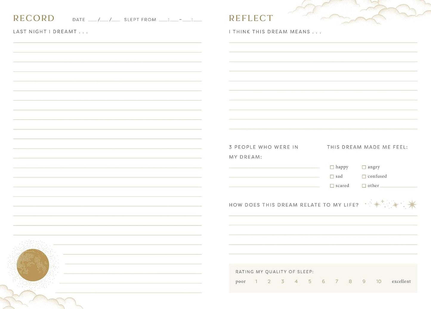 The Little Dream Journal: Daily Reflections for a Better Night's Sleep