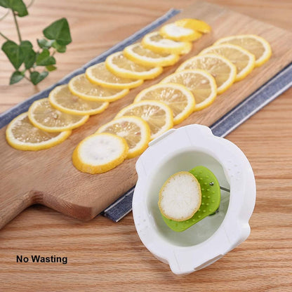 V-Blade Mandoline Slicer 0.06/0.10/0.14 Inch Adjustable Thin slice Lemon Slicer Kitchenaid Accessories Grater 420 Stainless Steel Food Fruit Vegetable Slicer with Finger Guard Protector (Green)