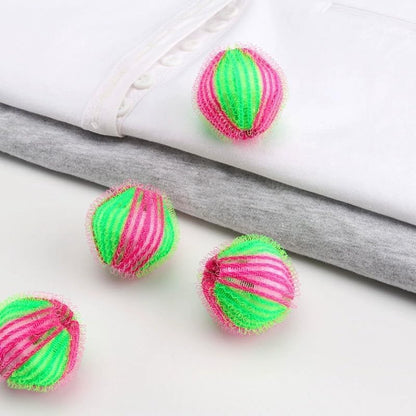 5 Pack Multicolor Hair Remover Laundry Balls, Reusable Pet Hair Catcher for Washing Machine and Dryer,for Clothing Dog Cat Pet Hair Remover for Laundry Lint Remover Washing Balls Dryer Balls