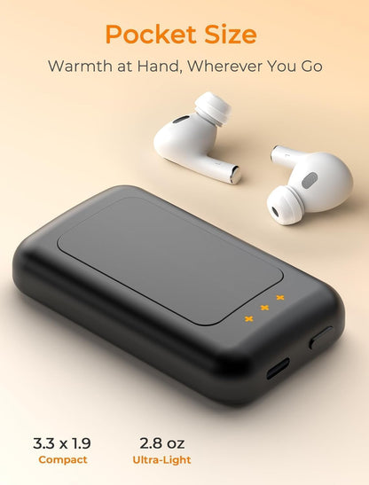 Electric Hand Warmers Rechargeable, Rechargeable Hand Warmer, Portable Hand Warmer for Outdoor Camping Hunting Golf Accessories, Gifts for Women Men