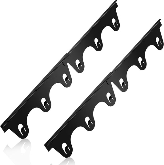 Stove Gap Covers Stainless Steel,2Pack Retractable Stove Gap Filler-Black | (13.8"–27.5" Length, 0.79" Width), Heat-Resistant Guard & Range Trim Kit Between Stove Top & Counter