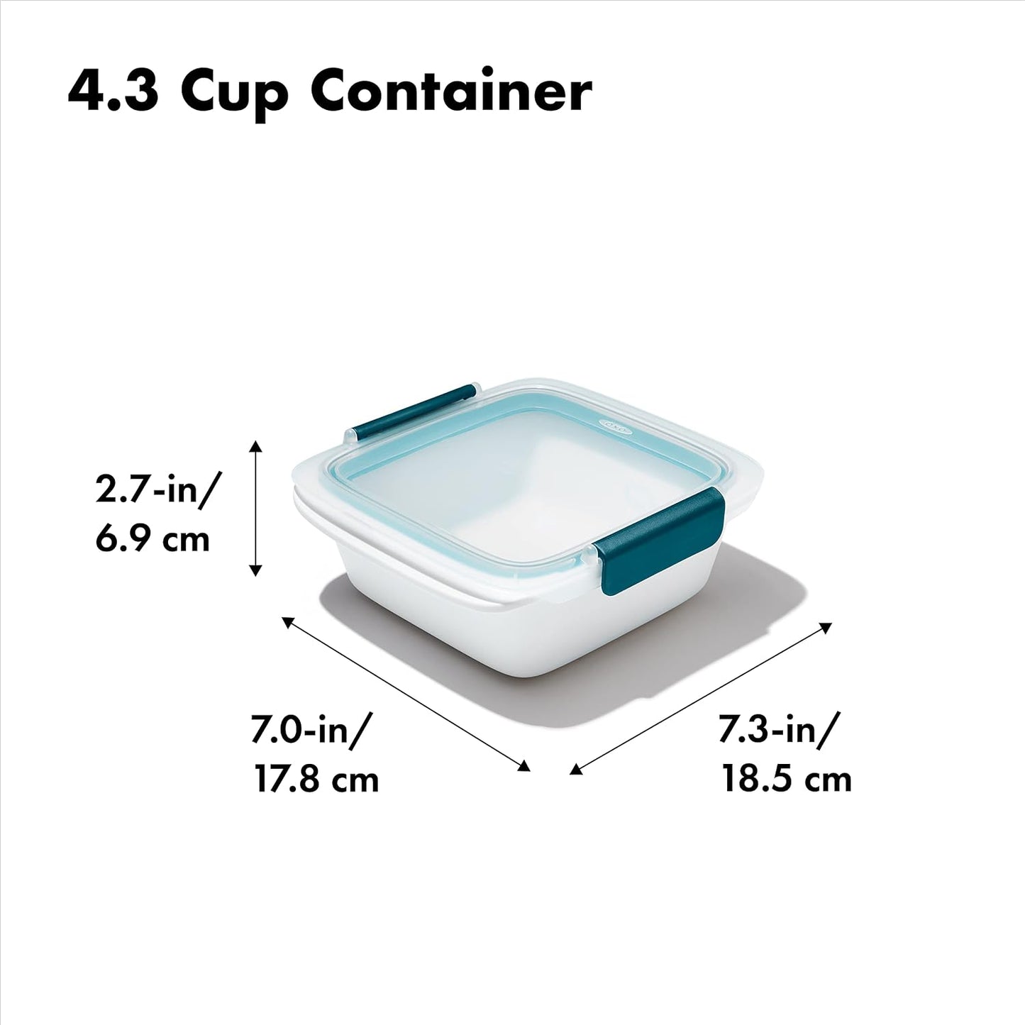 OXO Good Grips Prep and Go Container With Colander - Ocean Blue