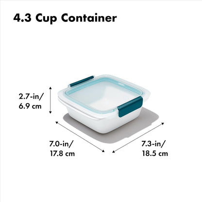 OXO Good Grips Prep and Go Container With Colander - Ocean Blue