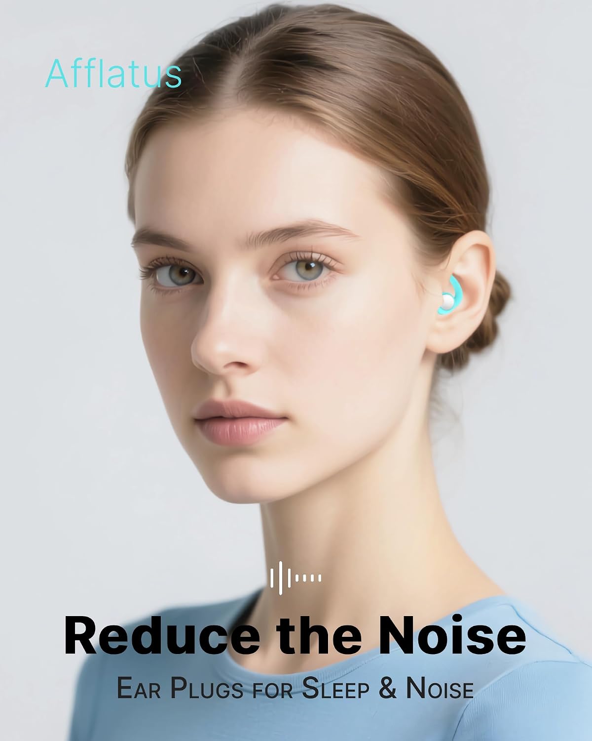 Afflatus Ear Plugs for Sleep and Noise Reduction, Soft & Comfort, 26dB