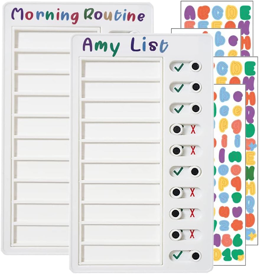 Chore Chart for Multiple Kids, ADHD Tools Checklist Board Routine Schedule (to Do List)
