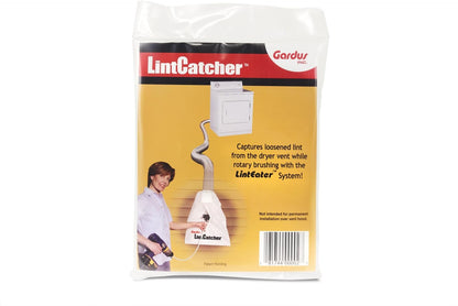 Dryer Vent Duct Cleaning Kit - Gardus RLE202 LintEater Rotary Dryer Vent Cleaner Kit, Removes Lint, Dryer Vent Cleaning System Extends Up to 12’ with 4 Flexible 3' Rods, Air Duct Cleaning Tools