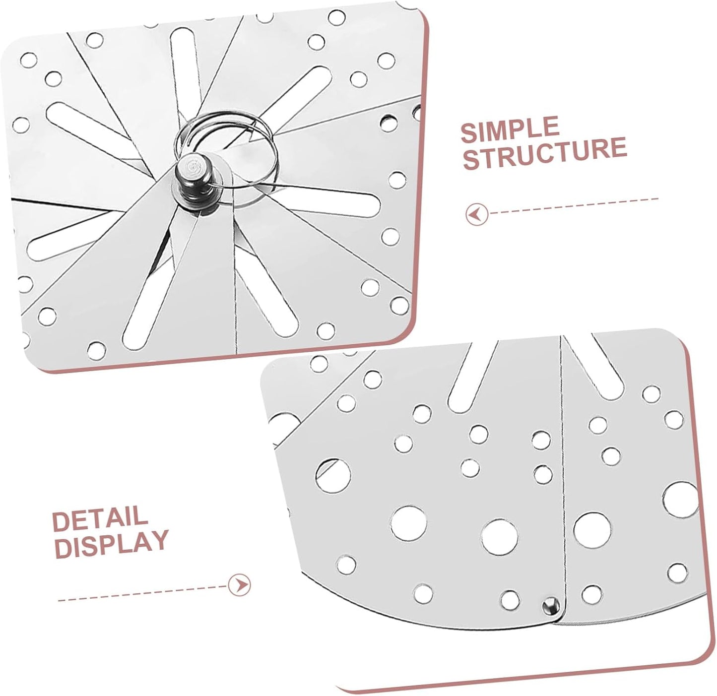 Adjustable Stainless Steel Kitchen Spill Stopper Lid Multifunctional Anti-spill Cover with Design for Pots and Pans Easy to Clean Overflow Prevention Tool