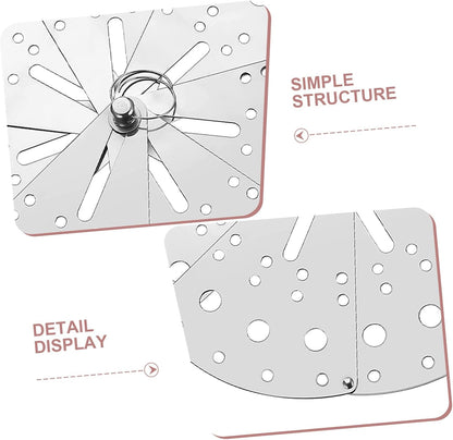 Adjustable Stainless Steel Kitchen Spill Stopper Lid Multifunctional Anti-spill Cover with Design for Pots and Pans Easy to Clean Overflow Prevention Tool